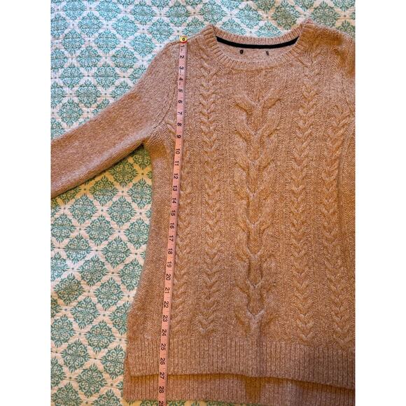 Tommy Hilfiger Womens Sweater Pullover Cable knit Rose Pink XL Comfy Soft - Picture 7 of 8